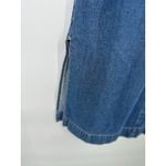 Old Navy Vintage Y2K  Denim Jean Skirt Size 14 Maxi Straight Cut Cotton Side Slit Photo 6