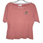 Sgt leisure‎ embroidered park city Utah snowflake Shirt burnt rust orange large Photo 0