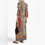 Alice + Olivia Jaylen Mix Scarf Print Handkerchief Sleeve Maxi Dress S Photo 7