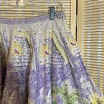 Christopher Fischer 100% Cotton Painted Victorian Cinderella Circle Skirt Medium Purple Photo 2
