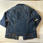 Levi's Levi’s Original Trucker Jacket Denim dark blue yellow stitching bronzed buttons‎ Photo 6