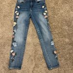 Driftwood  Jackie‎ Floral embroidered high rise skinny straight 26 Photo 6