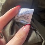 Love Sam ‎ Georgette Beaded Ruffle Dress Stem Green Sleeveless Mini Small Photo 5