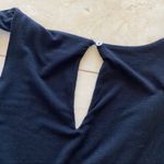 Deletta  NWOT Black Blouse Size Small Loose Fitting Photo 3