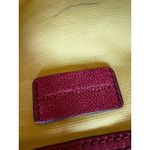 Antonio Melani Woven Red Leather Drawstring Bucket Bag Shoulder Bag Purse Photo 6