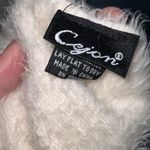 Cejon Cream Faux Fur Fuzzy Super Soft Fringe Winter Scarf 9x36 Photo 6