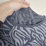 Kirra Women's Y2K Top Abstract Animal Print Top Long Sleeve Thermal Cuff Contrast Twee Photo 3