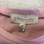 Philosophy  Long Sleeve Peplum Top Photo 2