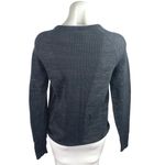 Nike Tech Black Knit Long Sleeve Crew Neck Activewear Sweatshirt Top Size XS Photo 1