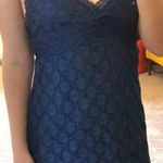 Boutique Navy Lace Cocktail Dress Photo 0