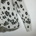 CAbi  Leopard Print Button Down Cardigan‎ Kiki Sweater Large Women's 5277 Photo 9