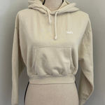 Levi's  Y2K Hoodie size XS Ivory Sweatshirt Pullover 90s Athleisure Sporty‎ Logo Photo 0