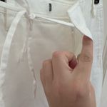 Vince Tie-waist wide-leg cropped cotton-twill trousers Size 0 NWT Photo 3