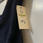 Aerie Offline By  Terry Navy Blue Cloth Size Small Cotton Blended Bralette NEW Photo 2