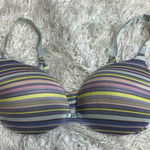 Victoria's Secret Victoria’s Secret Plunge Bra Striped Lined Underwire Knit Women’s 36 D Photo 0