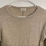 Project Social T Thermal Top Oatmeal Beige Photo 6