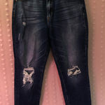 KanCan Distressed Dark Wash‎ Straight Leg Jeans Sz 9/28 Blue Photo 0
