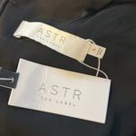 NWT Astr The Label Black Cowl Neck Long Sleeve Mini Dress With Pearl Chain S Photo 9