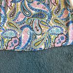 Athleta  1x white sleeves floral quarter zip lightweight stretchy bright cute Photo 2