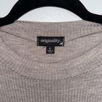 Long sleeve mock neck bodysuit Tan Size L Photo 2