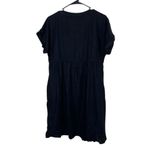 Briggs Short Sleeve Linen Dress Black Size Small Black Photo 5