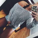 Hollister Grey hole sweater  Photo 0