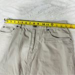 Calvin Klein Jeans Size 8 Neutral Khaki Tan Stretch A-Line Skirt Minimalist Photo 4