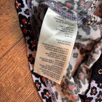 Free People  Top Blue Pink Walk this Way Corset Cropped Blouse Womens Medium boho Photo 8