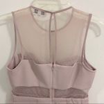 EXPRESS Sheer Pieced Mini Dress Photo 9