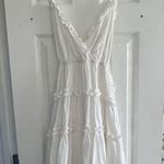 Mustard Seed Mini white ruffle dress Photo 0