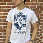Urban Outfitters Corona beer graphic white t-shirt sz L men’s  Photo 0