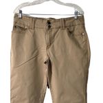 Gap  Womens Pants Size 33" Beige Low Rise Cropped Stretch Straight Leg Casual Photo 2