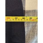 Eileen Fisher Large Tencel/Silk Navy Blue Brown Trim Long Open Cardigan Sweater Photo 7