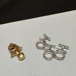 Lot Of 2 Brooch Pins Christmas Holiday Rhinestone Ho Ho Ho / Snowman Photo 4