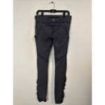 Lululemon  Speed Tight IV Giant Herringbone Black Heathered Leggings Size 10 Photo 3