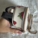 Coach NWT  Mini Court Backpack Bag Charm With Strawberry Print Photo 3