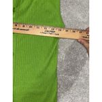 ZARA womens dress size medium green ribbed collared sleeveless Photo 2
