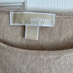 Michael Kors Tan Asymmetrical 3/4 Sleeve Sweatshirt Photo 3