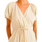 Madewell Plaid Tie-Waist Midi Dress Size M Photo 3