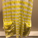 Ella Moss  Yellow & White Striped Tank Top Photo 1