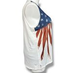 Nextmia Womens Tank Top Shirt American Flag Sleeveless Pullover Beige Red Blue Size 18 Photo 1