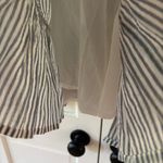 Sézane Sezane Naxos Sundress Mini Dress Blue White Striped Tassel Tie Adjustable Size 4 Photo 10