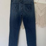 MOTHER Denim Mother The Looker Crop On The Edge Blue Women's Jeans Photo 2
