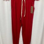 ALBION FIT Red The Merry Bamboo Long Sleeve Jumpsuit Sz.XS NWT Photo 7