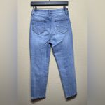 Driftwood Women's  Light Wash Meg Classic Fit Raw Hem Cropped Jeans 26 Button Fly Photo 1