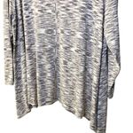Women’s Catherines beige gray space dye shark bite hem top Size 2X Photo 2