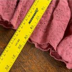 Old Navy rusty burgundy Wrap Peplum Blouse Long Sleeve Photo 8