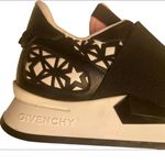 Givenchy  Black/Pink Neoprene And Leather Runner Slip On Sneakers Size IT 38/US 8 Photo 8