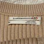 Anthropologie  Jo Ribbed Knit Striped Sweater Tank Top Beige Cream Photo 7