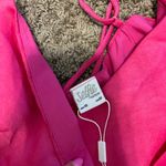 Selfie Leslie  Medellin Gathered Detail Side Tie Wrap Dress Hot Pink NWT Photo 5